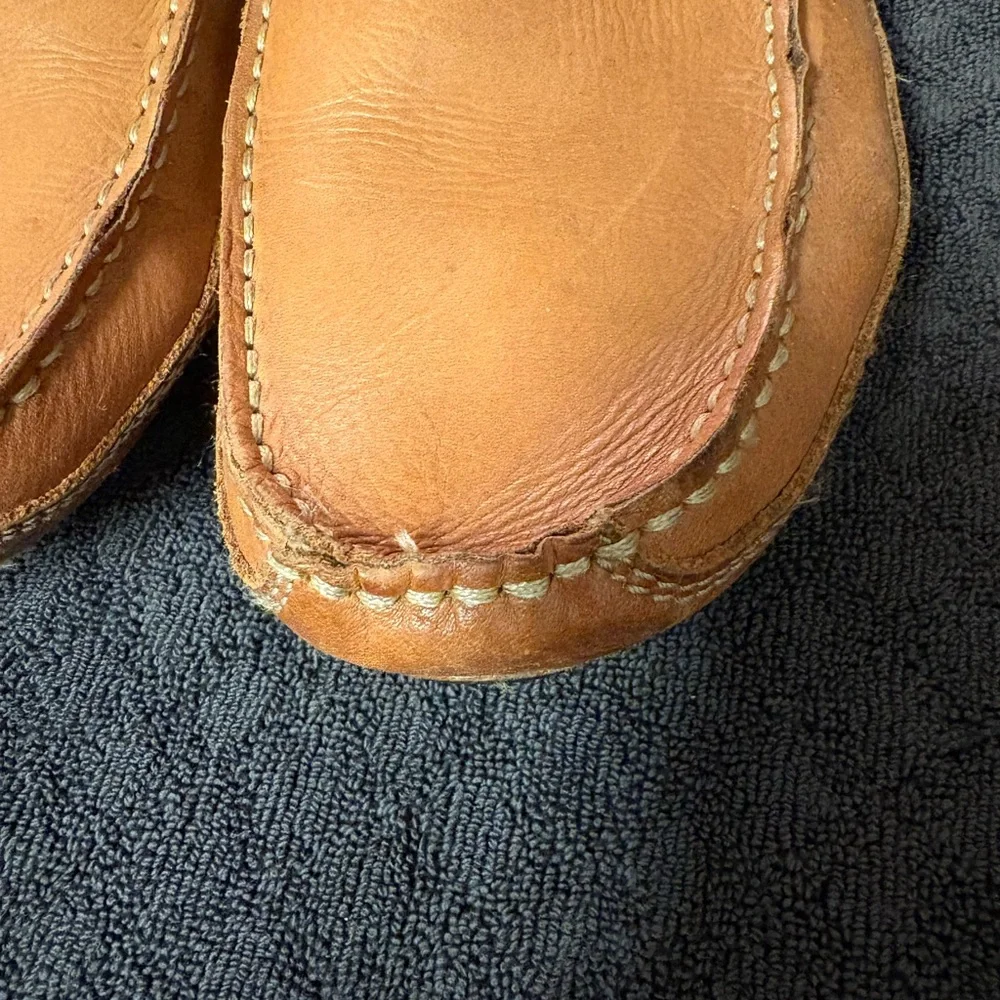 Giorgio Brutini Men's Leather Slip-On Loafers in Light Brown‎ Size 10.5
